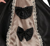 GP88911 – Viktorianische Puppe Kleid Schleife – Größe: 36 - 38 (S), 38 - 40 (M), 42 - 44 (L) – Farbe: Schwarz