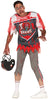 GP88920 – Zombie Rugby Halloween Kostüm – Größe: 48 - 50 (M), 52 - 54 (L) – Farbe: Grau