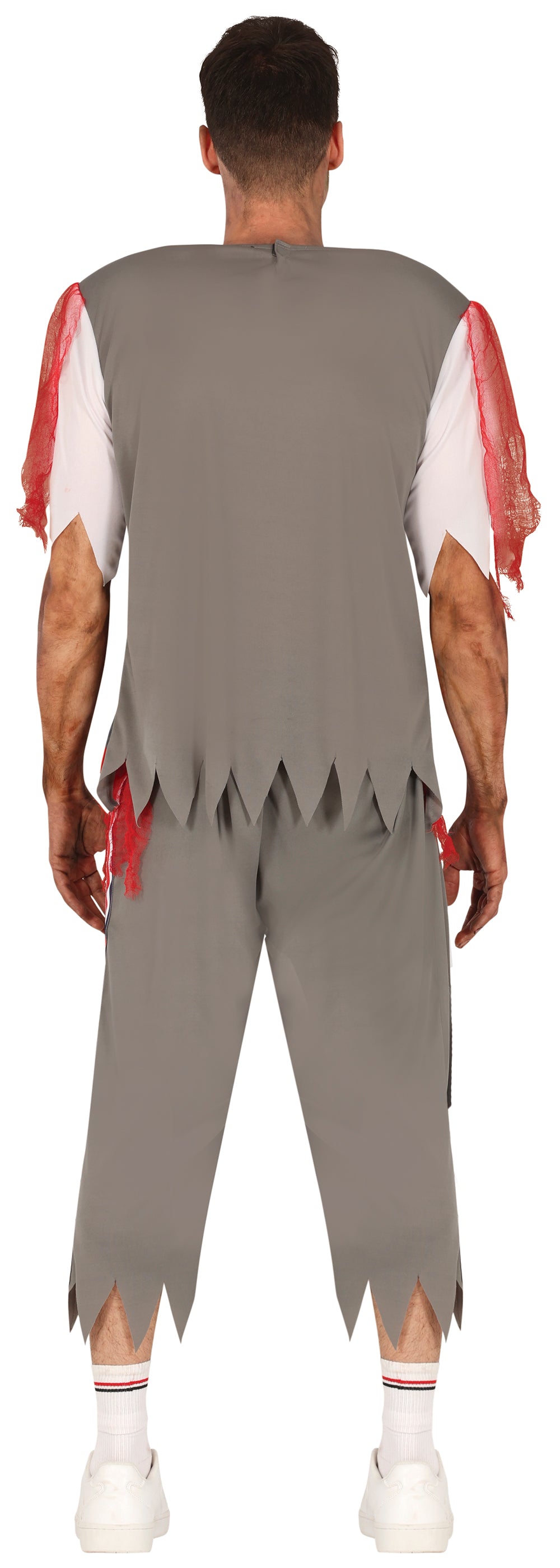 GP88920 – Zombie Rugby Halloween Kostüm – Größe: 48 - 50 (M), 52 - 54 (L) – Farbe: Grau