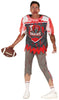 GP88920 – Zombie Rugby Halloween Kostüm – Größe: 48 - 50 (M), 52 - 54 (L) – Farbe: Grau