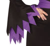 GP88922 – Hexen Halloween Kleid Hut Zauberkunst – Größe: 36 - 38 (S), 38 - 40 (M), 42 - 44 (L) – Farbe: Schwarz