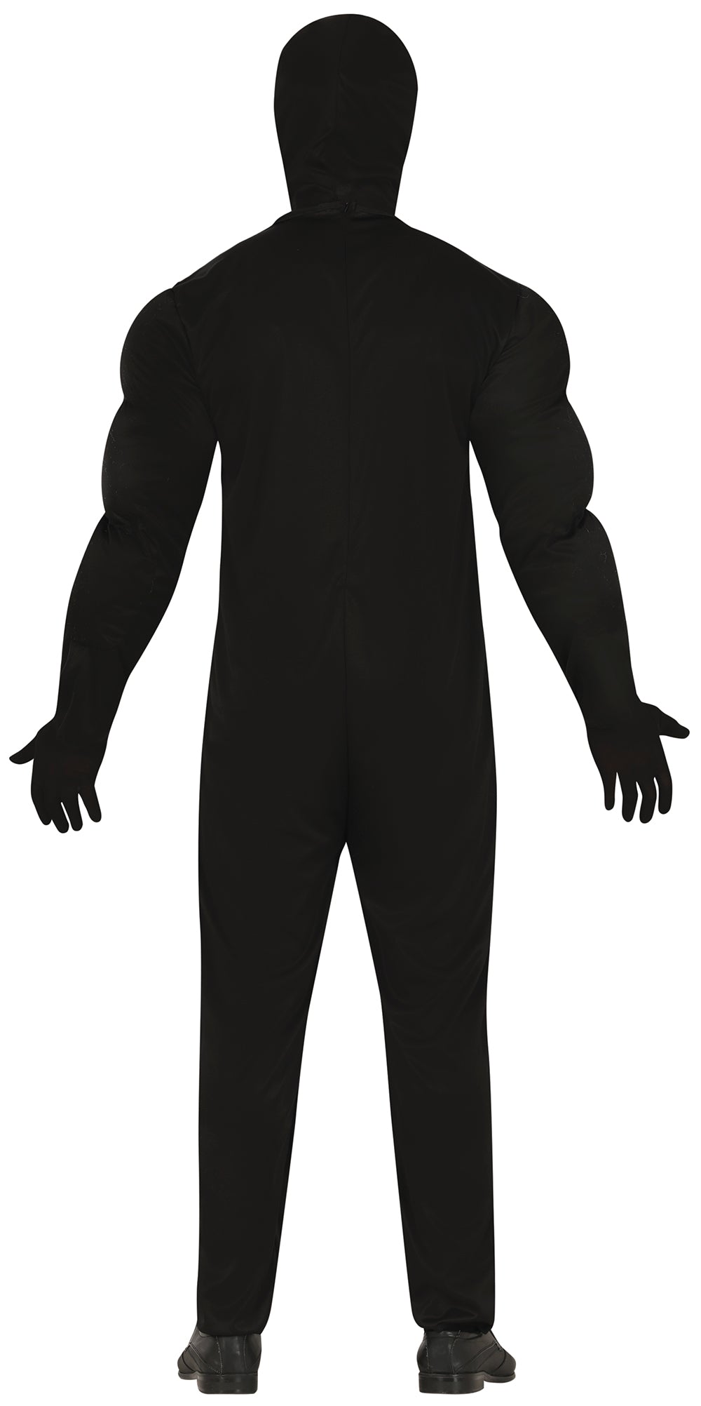 GP88928 – Superheld Abenteuerfigur Kostüm – Größe: 48 - 50 (M), 52 - 54 (L) – Farbe: Schwarz