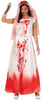 GP88930 – Halloween Braut Spuk Gewand Zombie – Größe: 36 - 38 (S), 38 - 40 (M), 42 - 44 (L) – Farbe: Weiß