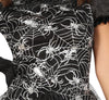 GP88933 – Hexen Halloween Kostüm Schwarzes Zauber – Größe: 36 - 38 (S), 38 - 40 (M), 42 - 44 (L) – Farbe: Schwarz