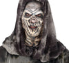 GP88939 – Gespenst Halloween Kapuzenkostüm Tunika – Größe: 52 - 54 (L) – Farbe: Grau