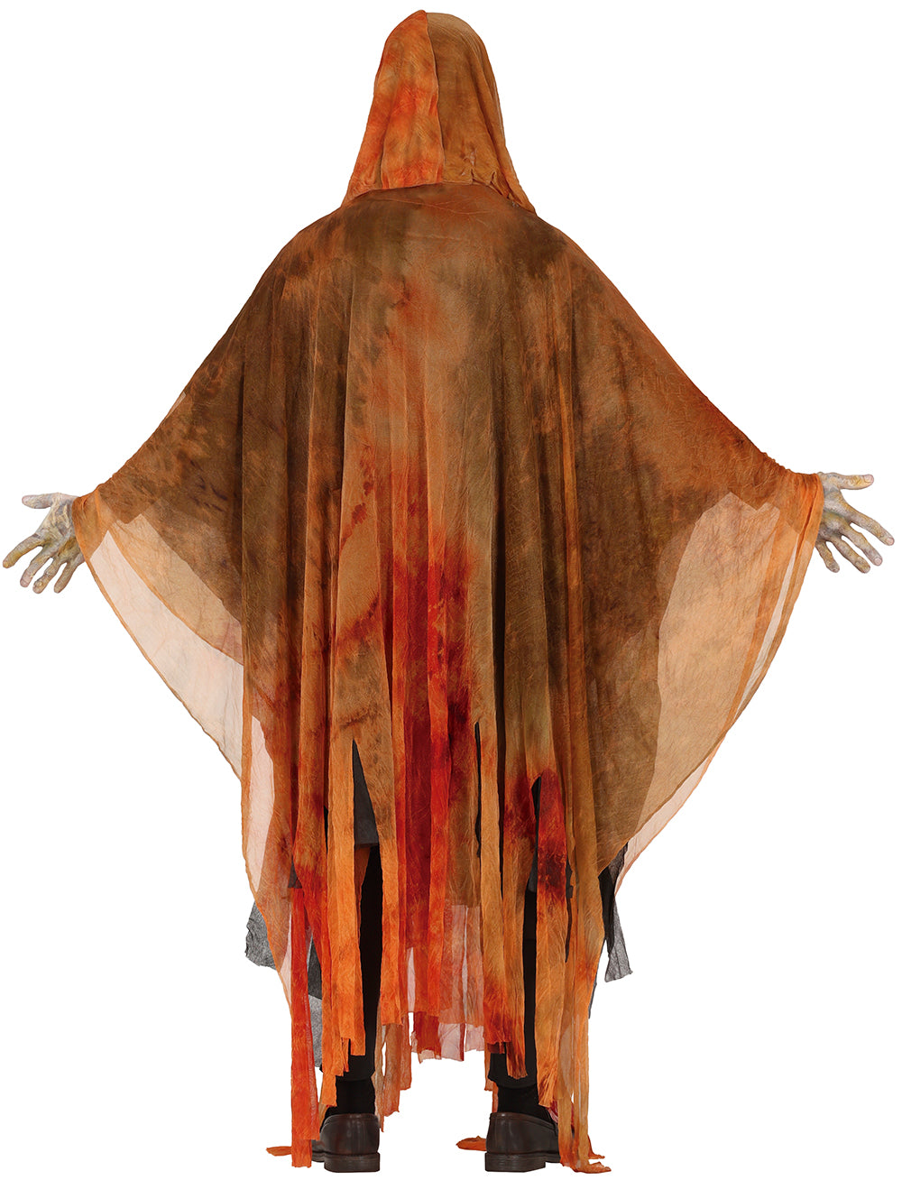 GP88941 – Gespenst Halloween Kostüm Mit Kapuze – Größe: 52 - 54 (L) – Farbe: Orange