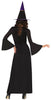 GP88942 – Hexe Halloween Kostüm Lila Schwarz – Größe: 36 - 38 (S), 38 - 40 (M), 42 - 44 (L) – Farbe: Schwarz