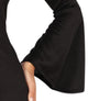 GP88942 – Hexe Halloween Kostüm Lila Schwarz – Größe: 36 - 38 (S), 38 - 40 (M), 42 - 44 (L) – Farbe: Schwarz