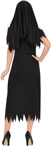 Verfluchte Nonne Kostüm für Damen mit Haube, Bild 2