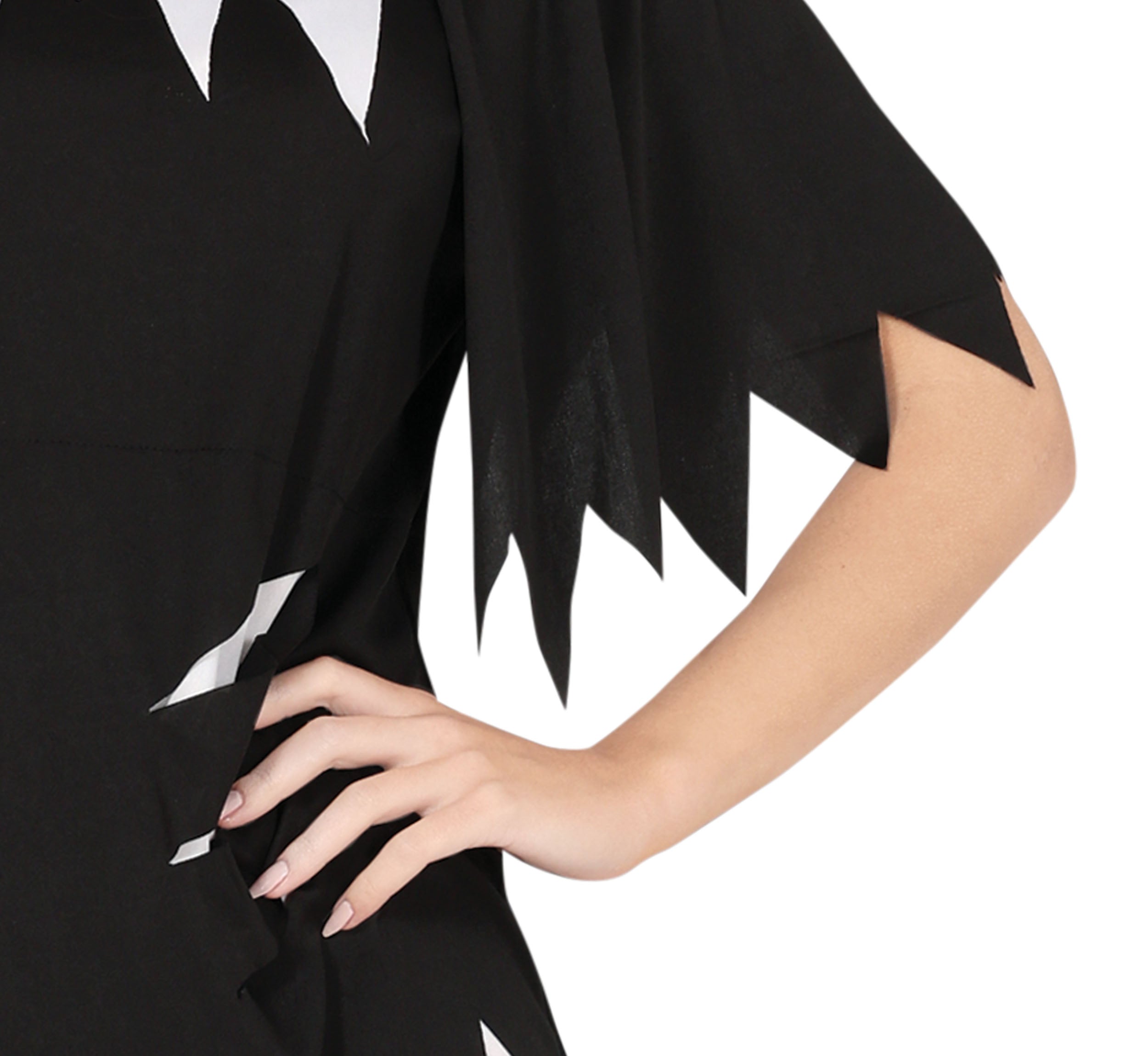 GP88949 – Nonne Halloween Gruselgewand Schwarz – Größe: 36 - 38 (S), 38 - 40 (M), 42 - 44 (L) – Farbe: Schwarz