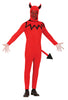 GP88957 – Halloween Dämon Kapuzenoutfit – Größe: 48 - 50 (M), 52 - 54 (L) – Farbe: Rot