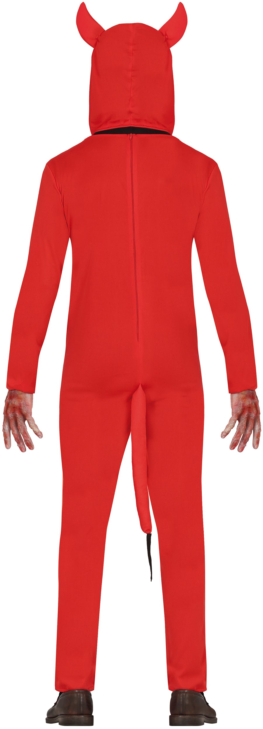 GP88957 – Halloween Dämon Kapuzenoutfit – Größe: 48 - 50 (M), 52 - 54 (L) – Farbe: Rot, Ansicht 2