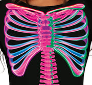 Neon Skelett Kostüm für Damen, Bild 2