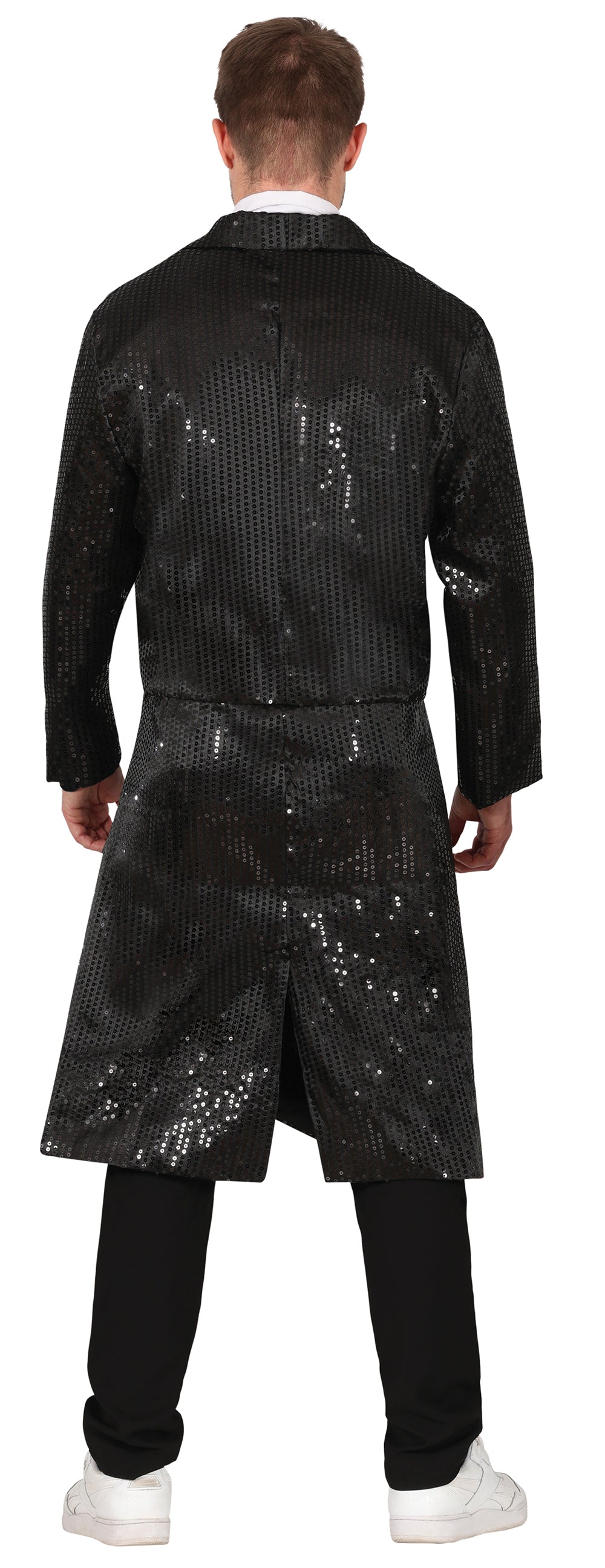 GP88970 – Karneval Glamour Frack Schwarz – Größe: 48 - 50 (M), 52 - 54 (L) – Farbe: Schwarz