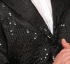 GP88970 – Karneval Glamour Frack Schwarz – Größe: 48 - 50 (M), 52 - 54 (L) – Farbe: Schwarz