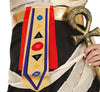 GP88992 – Aegyptische Koenigin Halloween Kostuem – Größe: 38 - 40 (M), 42 - 44 (L) – Farbe: Weiß / Schwarz