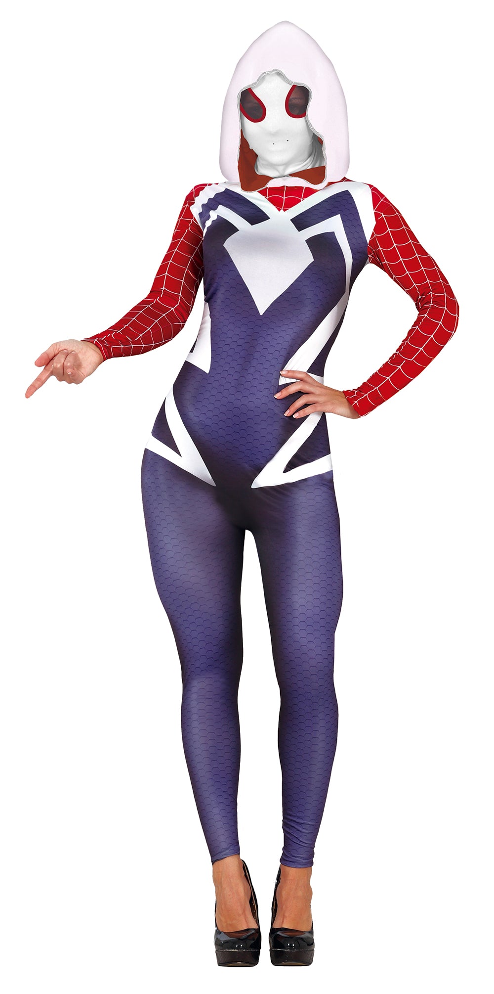 GP88997 – Superheld Maske Abenteuerfigur – Größe: 38 - 40 (M) – Farbe: Blau