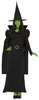 GP89000 – Hexen Halloween Outfit Magische – Größe: 38 - 40 (M), 42 - 44 (L) – Farbe: Schwarz