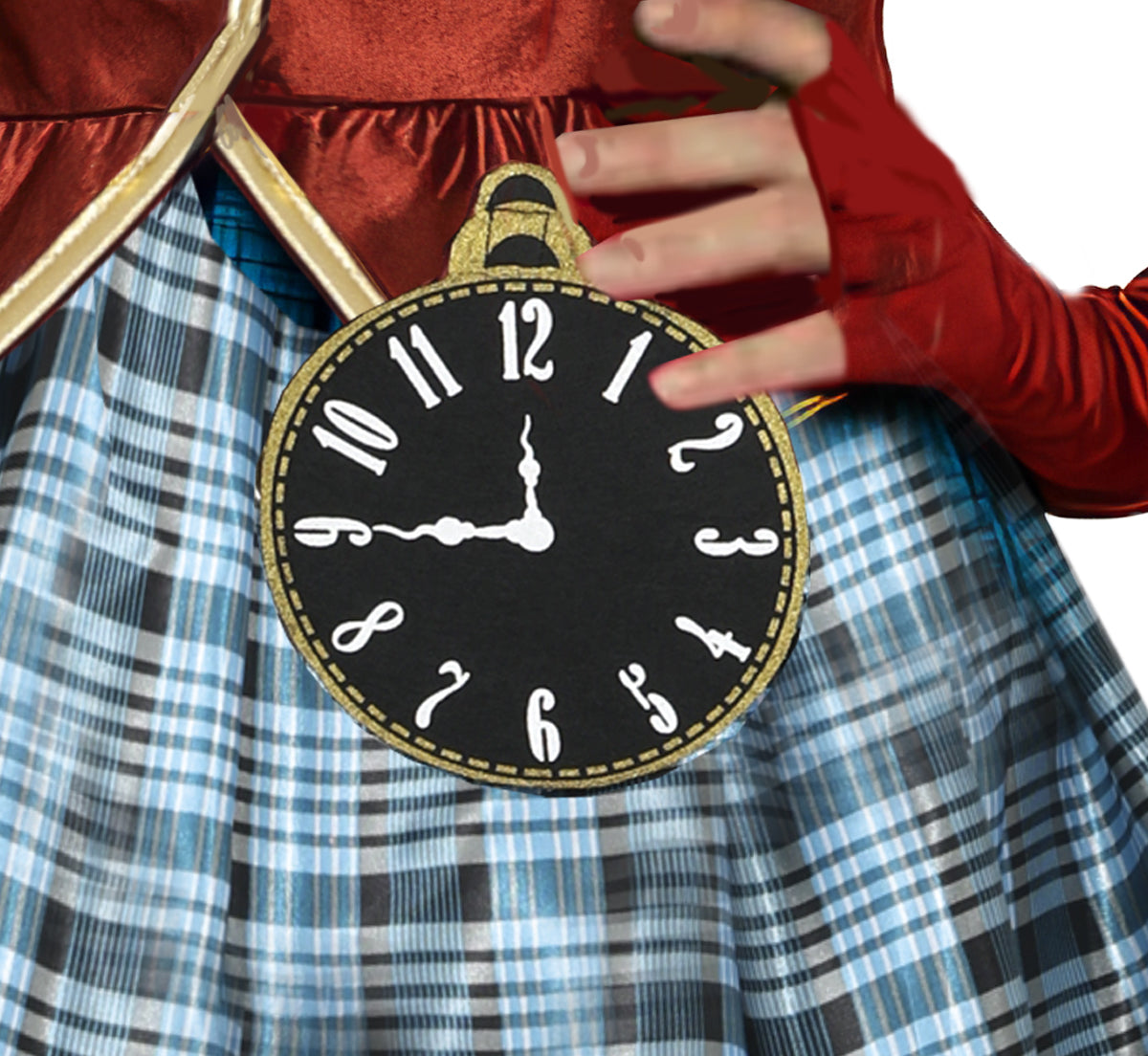 GP89027 – Karneval Hutmacher Fantasy Kostüm – Größe: 36 - 38 (S), 38 - 40 (M), 42 - 44 (L) – Farbe: Blau / Grau