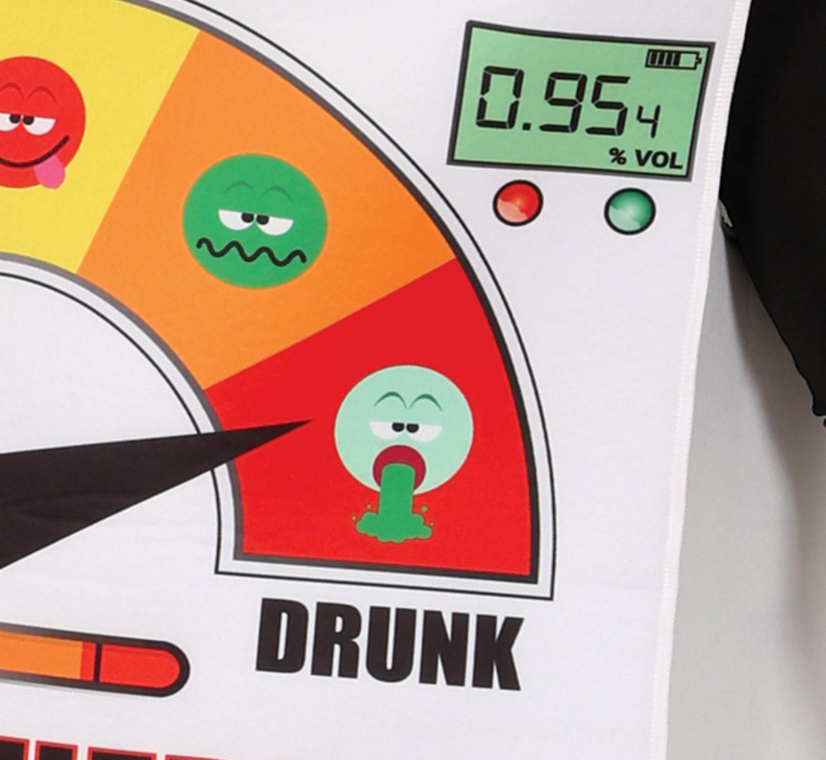 GP89040 – Junggesellenabschied Polizei Atemtest – Größe: 52 - 54 (L) – Farbe: Weiß