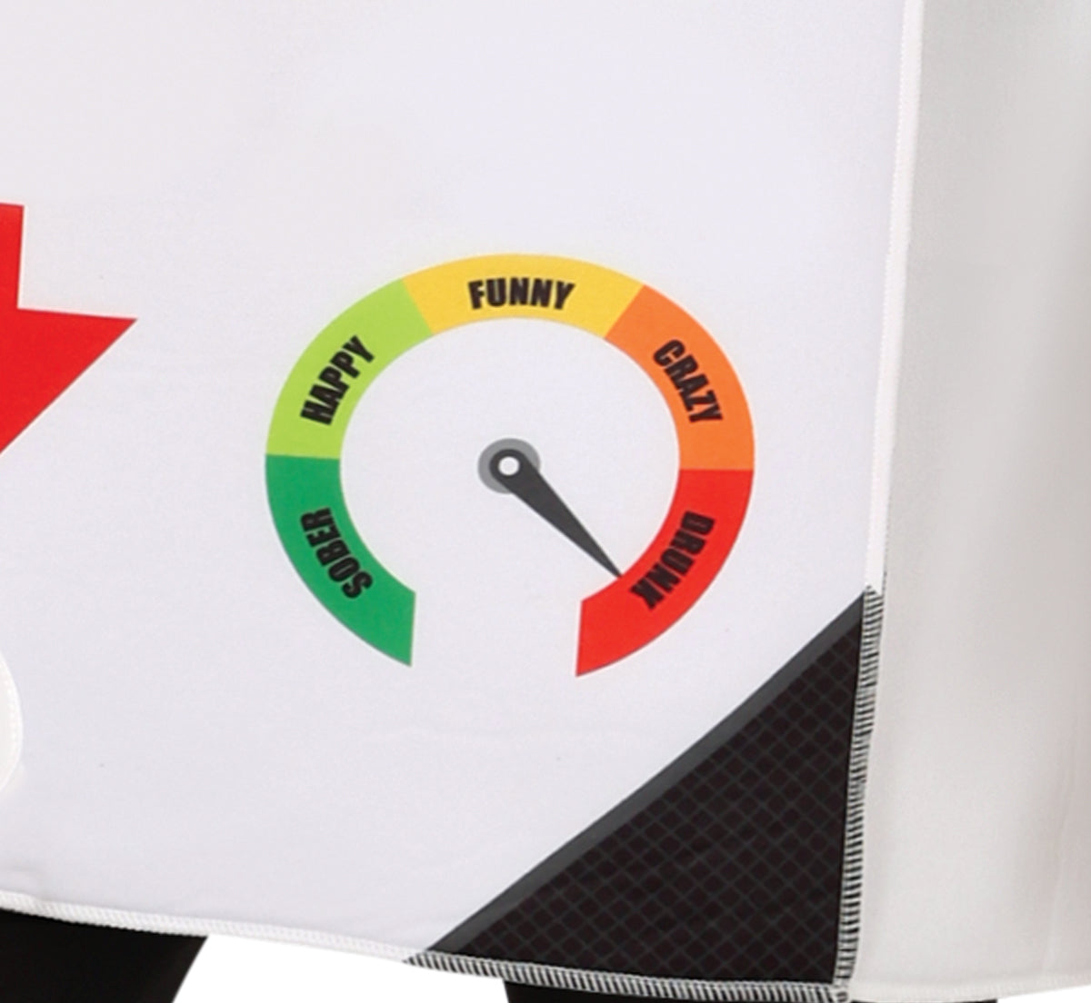 GP89040 – Junggesellenabschied Polizei Atemtest – Größe: 52 - 54 (L) – Farbe: Weiß