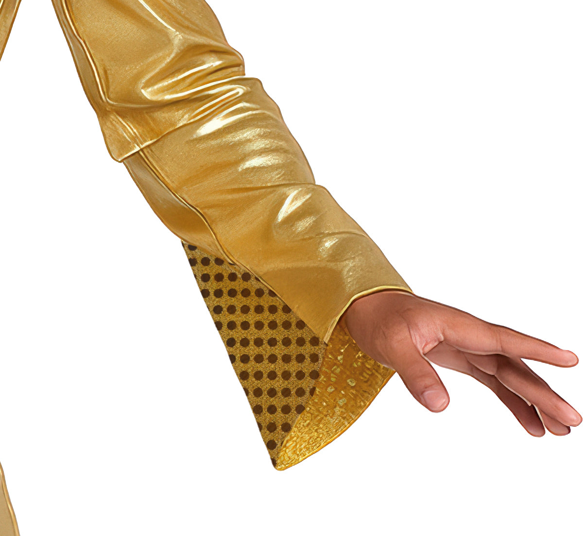 GP89048 – Cowboy Karneval Disco Kostüm Gold – Größe: 48 - 50 (M), 52 - 54 (L) – Farbe: Gold