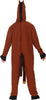 GP89053 – Tierisch Lustige Pferde-Party Jumpsuit – Größe: 48 - 50 (M), 52 - 54 (L) – Farbe: Braun