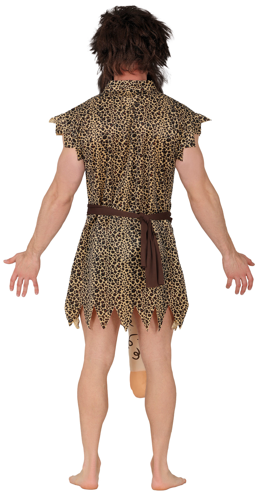 GP89056 – Troglodyten Jäger Outfit Kostüm – Größe: 48 - 50 (M), 52 - 54 (L) – Farbe: Braun