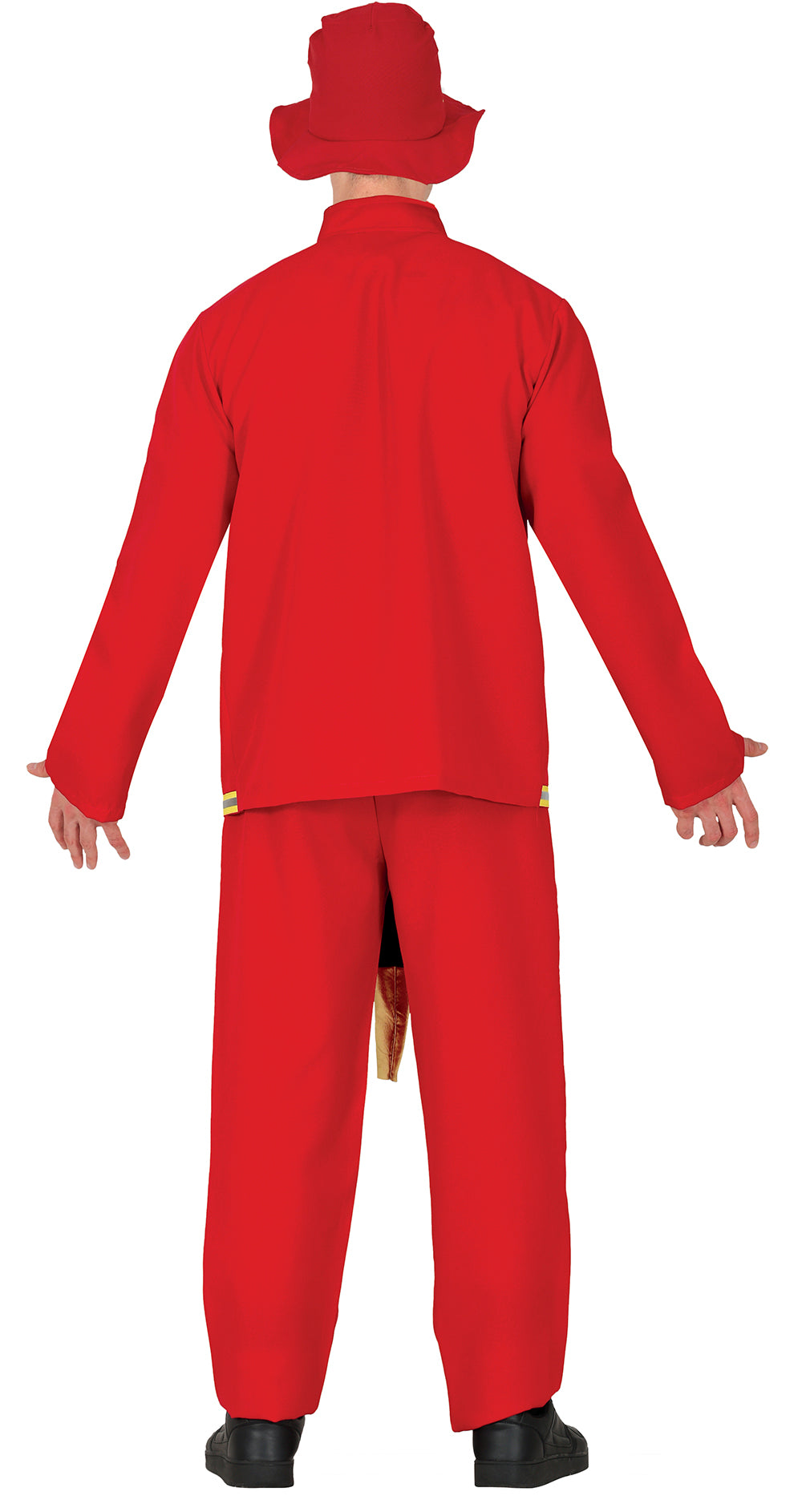 GP89059 – Feuerwehrmann Feier Ensemble Kostüm Rot – Größe: 48 - 50 (M), 52 - 54 (L) – Farbe: Rot