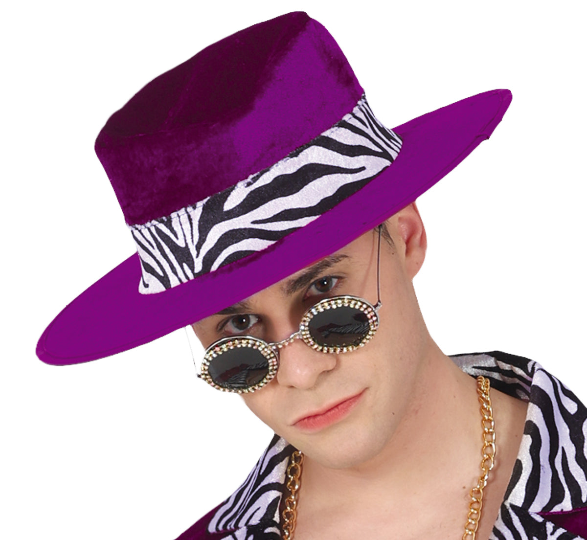 GP89065 – Weltkulturen Karneval Glamour Look – Größe: 48 - 50 (M), 52 - 54 (L) – Farbe: Lila