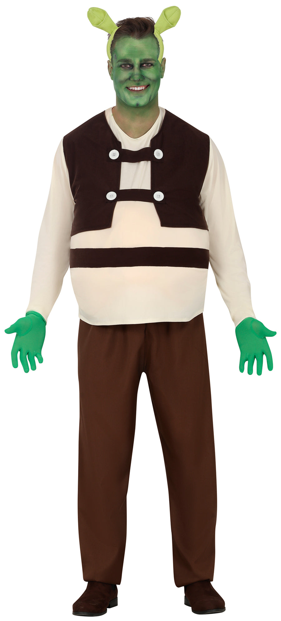Oger Kostüm für Herren Sumpfmonster