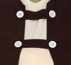 GP89067 – Sumpfwesen Karnevalskostüm Mittelalter – Größe: 48 - 50 (M), 52 - 54 (L) – Farbe: Braun / Beige