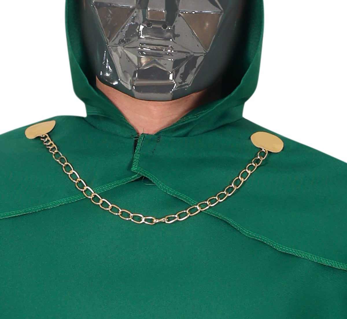 GP89071 – Superheld Abenteuerfigur Mit Kapuze Und – Größe: 52 - 54 (L) – Farbe: GrÜn