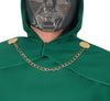GP89071 – Superheld Abenteuerfigur Mit Kapuze Und – Größe: 52 - 54 (L) – Farbe: GrÜn