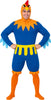 GP89074 – Tierischer Karneval Spaß Kostüm Blauer Hahn – Größe: 48 - 50 (M), 52 - 54 (L) – Farbe: Blau
