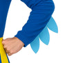 GP89074 – Tierischer Karneval Spaß Kostüm Blauer Hahn – Größe: 48 - 50 (M), 52 - 54 (L) – Farbe: Blau
