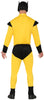 GP89077 – Superhelden Figur Gelb Abenteuerfigur – Größe: 48 - 50 (M), 52 - 54 (L) – Farbe: Gelb / Schwarz
