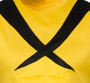 GP89077 – Superhelden Figur Gelb Abenteuerfigur – Größe: 48 - 50 (M), 52 - 54 (L) – Farbe: Gelb / Schwarz