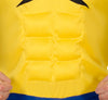GP89077 – Superhelden Figur Gelb Abenteuerfigur – Größe: 48 - 50 (M), 52 - 54 (L) – Farbe: Gelb / Schwarz