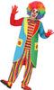 GP89080 – Clown Karnevalsheld Bunter Spaßmacher Kostüm – Größe: 48 - 50 (M), 52 - 54 (L) – Farbe: Mehrfarbig