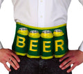 Bierhalter Gürtel für Herren mit 4 Dosenfächern