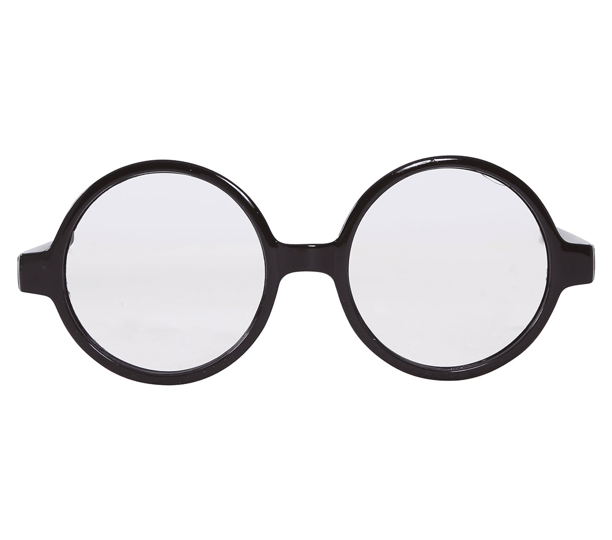 GP16850 – Runde Zauberschüler Brille für Erwachsene – Farbe: Schwarz