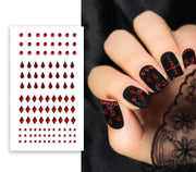 Nagelsticker für Damen 6 x 9 cm Nail Art, Bild 2