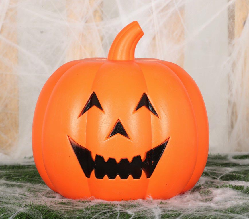 GP26285 – Kürbis mit Licht und Sound 32 cm Halloween – Farbe: Orange, Ansicht 2