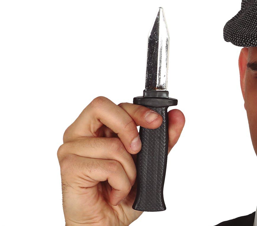 GP17808 – Trickmesser für Erwachsene 19 cm einziehbar – Farbe: Schwarz
