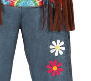 Hippie Kostüm für Herren mit Fransenweste, Bild 18