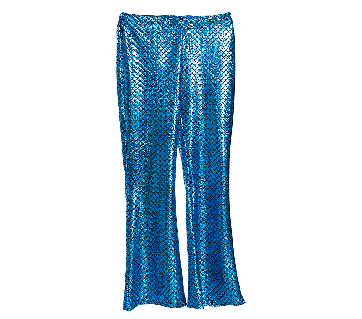 GP16916 – Meerjungfrau Hose für Damen blau mit Schuppen – Größe: 38 - 40 (M) – Farbe: Blau