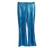 Meerjungfrau Hose für Damen blau mit Schuppen, Bild 6
