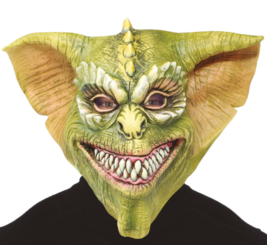 Latex Monster Maske für Erwachsene grün