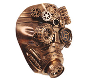 Steampunk Maske für Erwachsene mit Zahnrädern, Bild 3